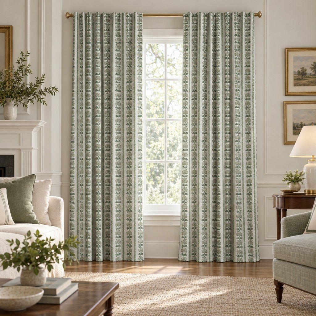 Ashbourne Stripe - Curtain Panel - The Drapery