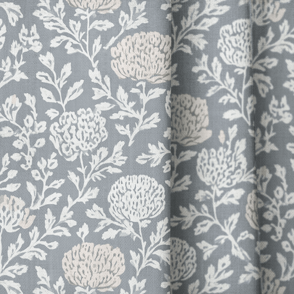 Ashwood Bloom - Curtain Panel - The Drapery