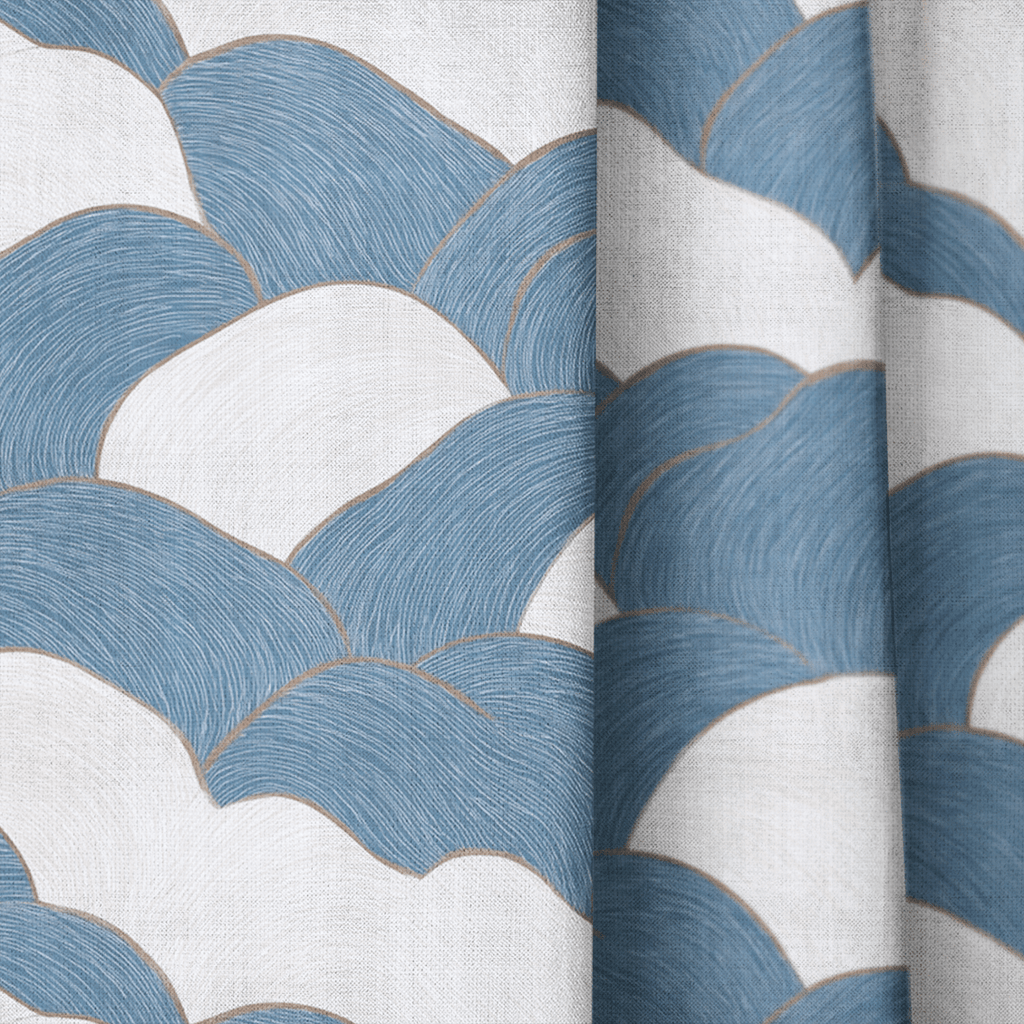 Atticus Clouds - Curtain Panel - The Drapery