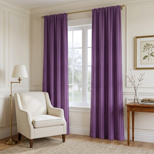 Aubergine - Curtain Panel - The Drapery