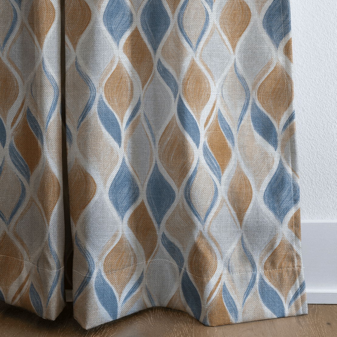 August Diamonds - Curtain Panel - The Drapery