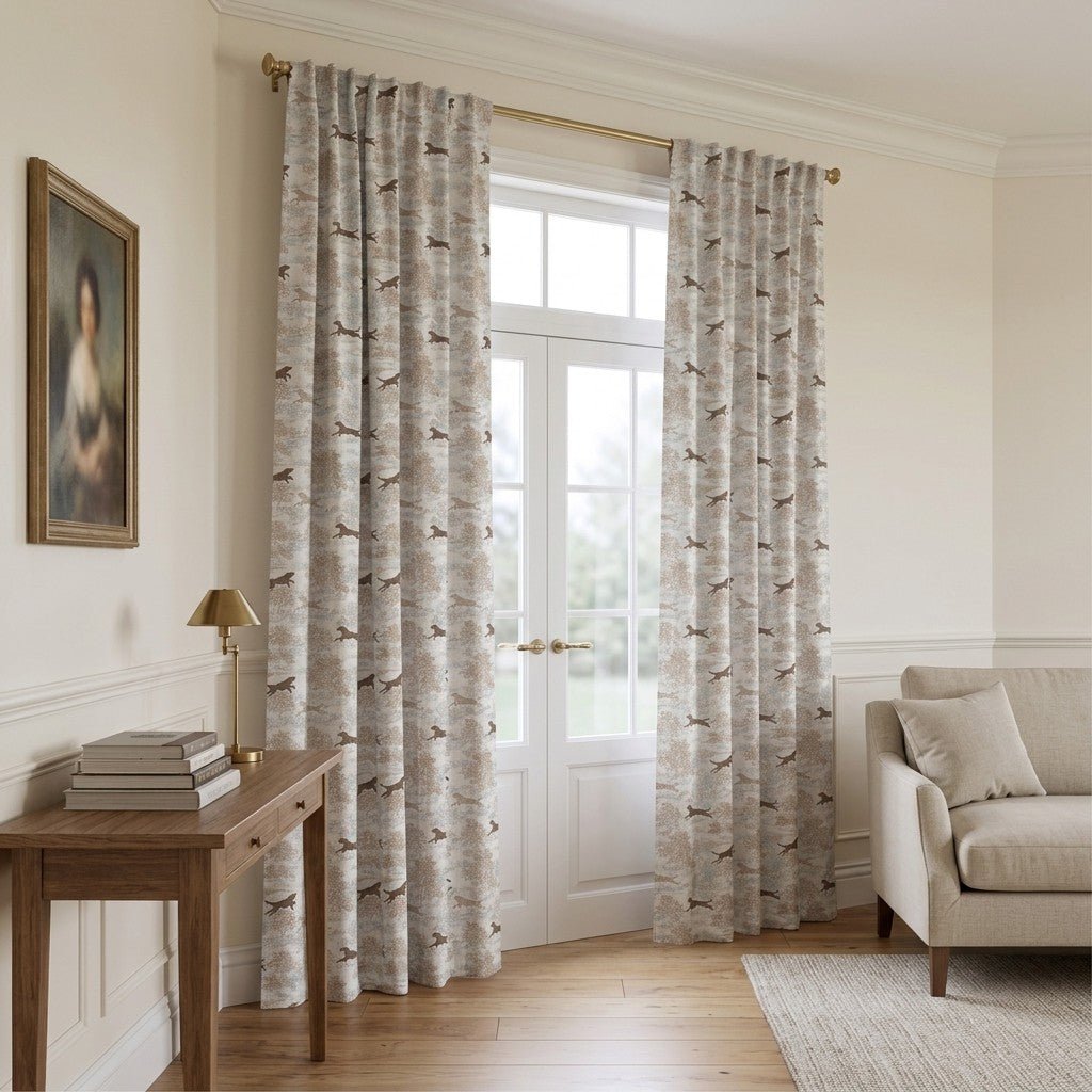 August Toile - Curtain Panel - The Drapery