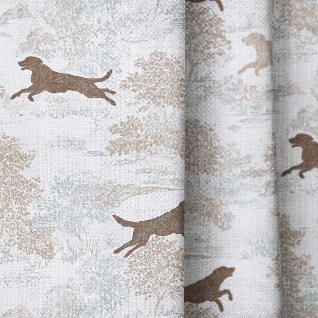 August Toile - Curtain Panel - The Drapery