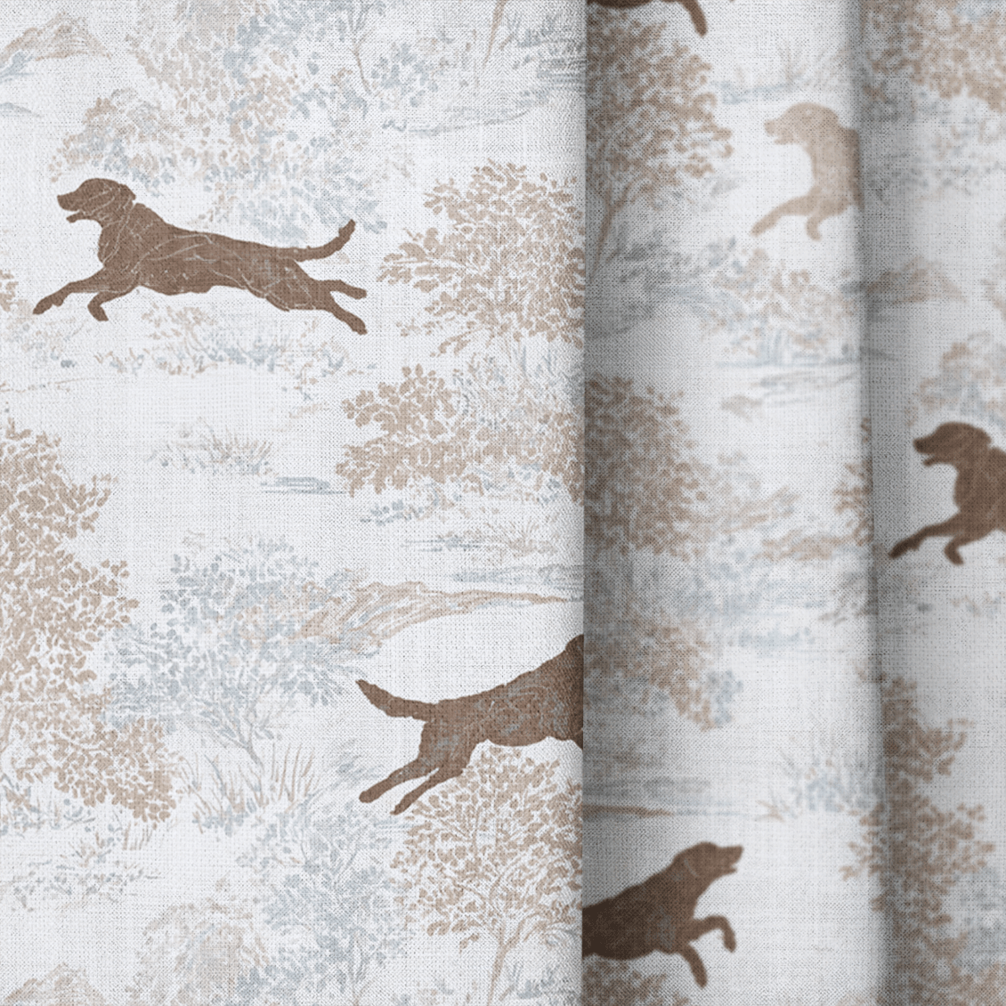 August Toile - Curtain Panel - The Drapery