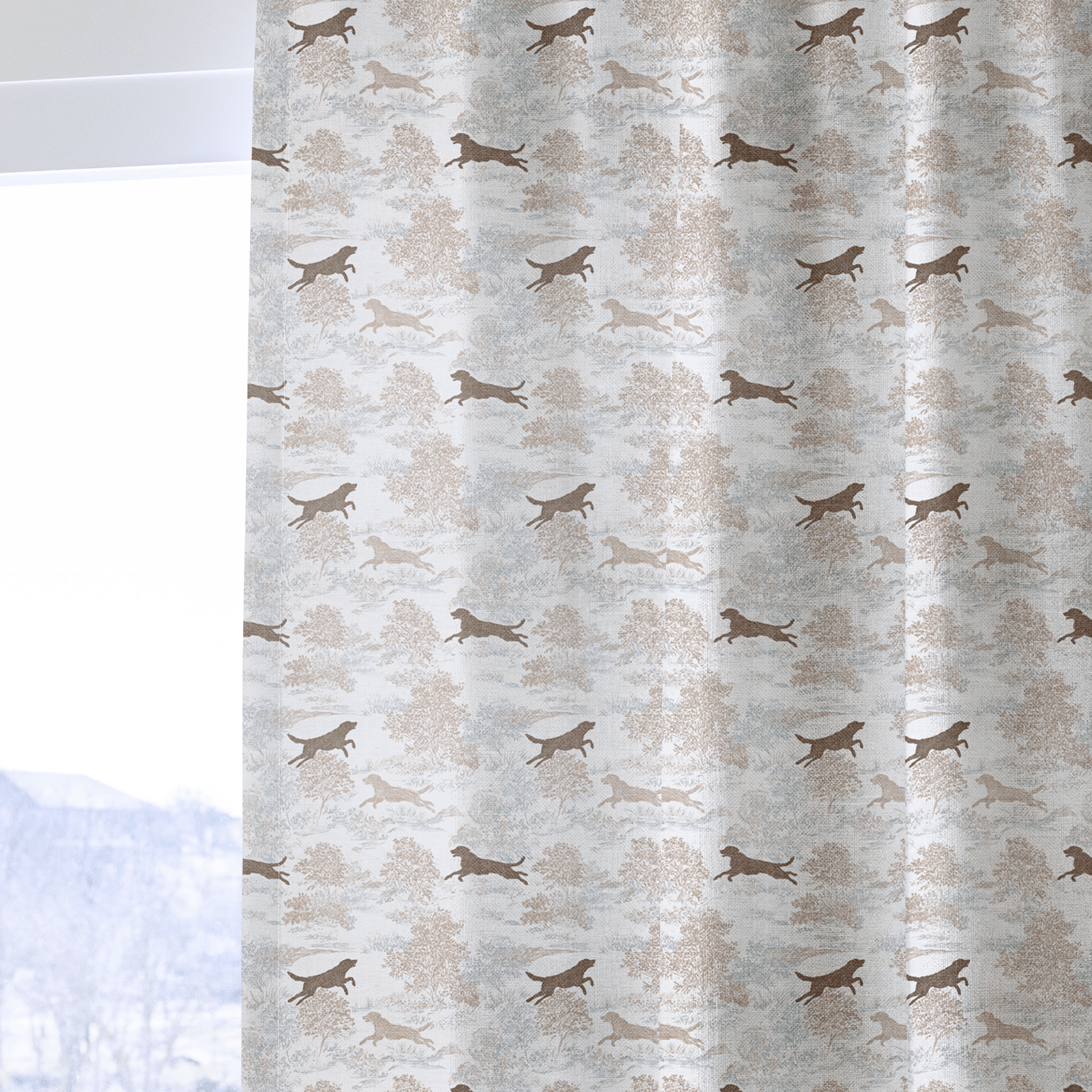 August Toile - Curtain Panel - The Drapery