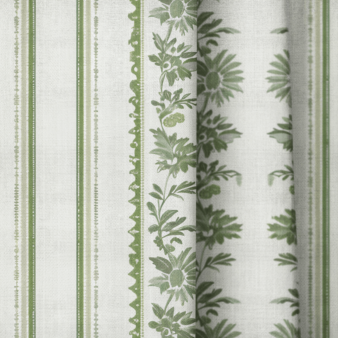 Augusta Stripe - Curtain Panel - The Drapery