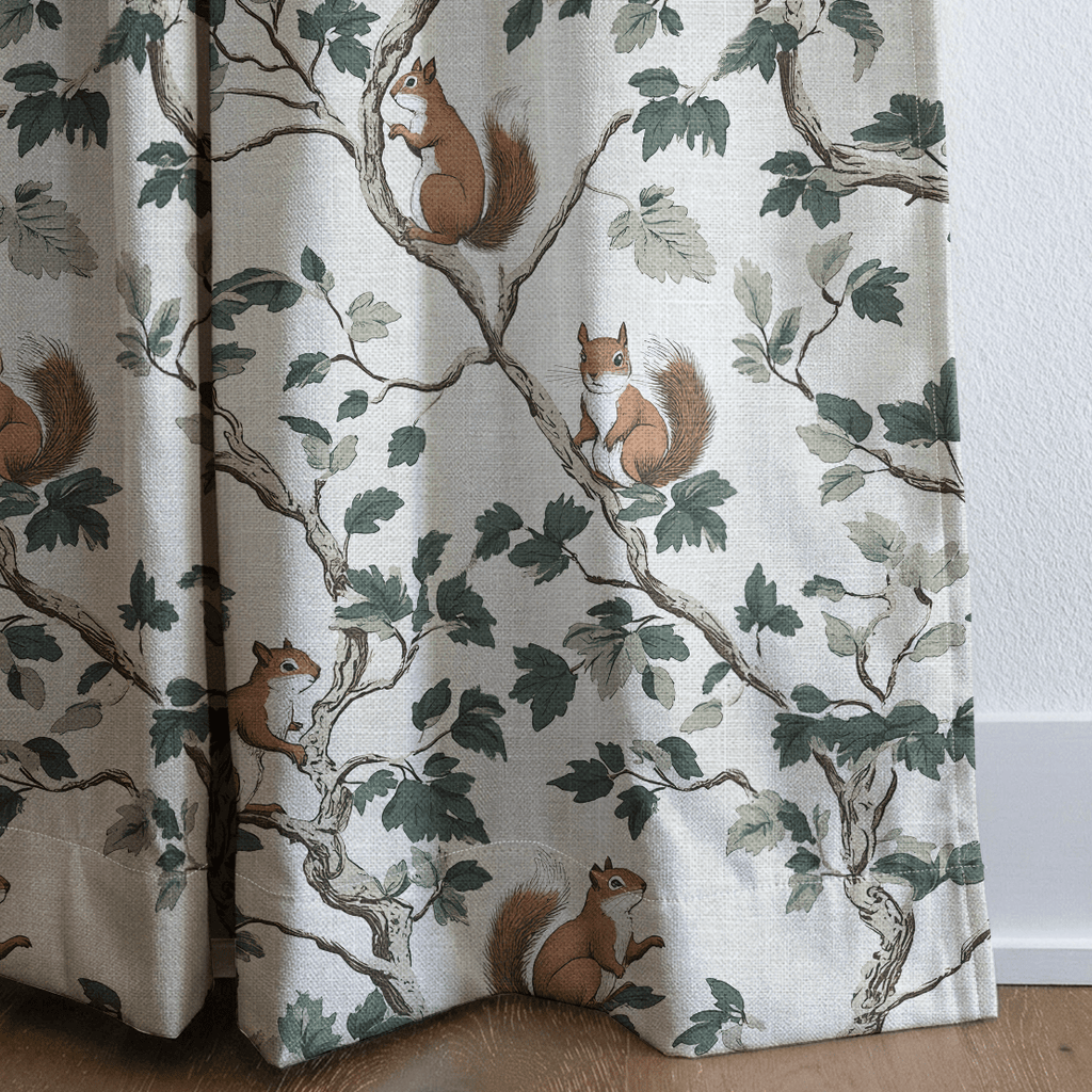 Autumn Scurry - Curtain Panel - The Drapery