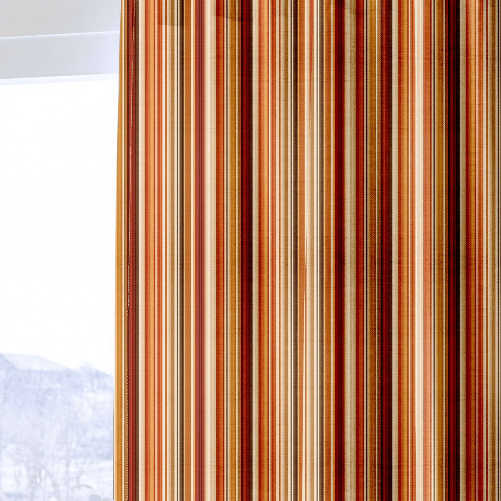 Autumn Stripes - The Drapery