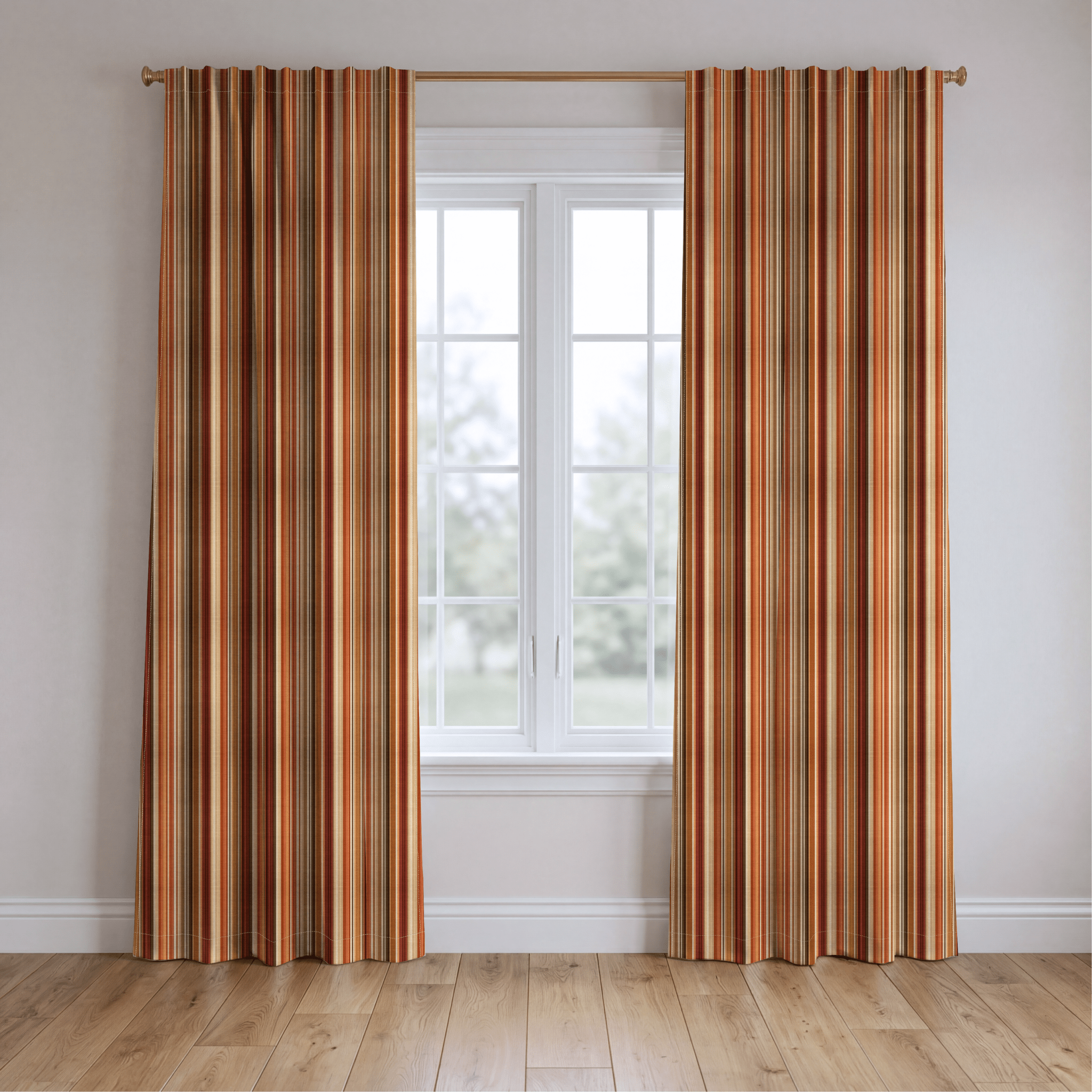 Autumn Stripes - The Drapery