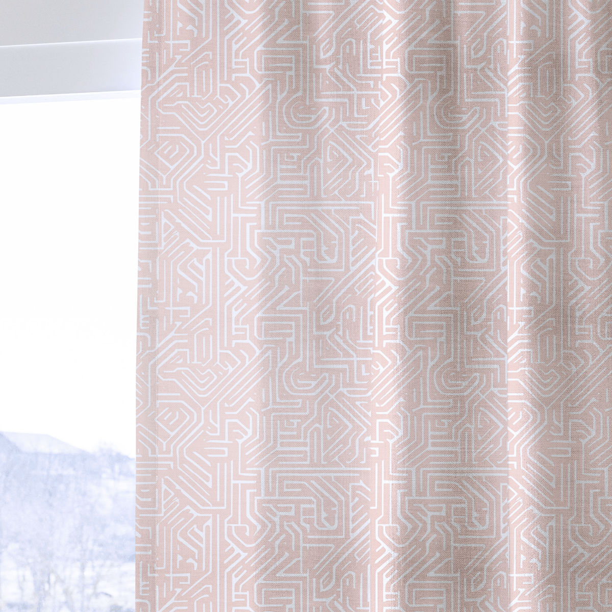 Avalon Maze - Curtain Panel - The Drapery