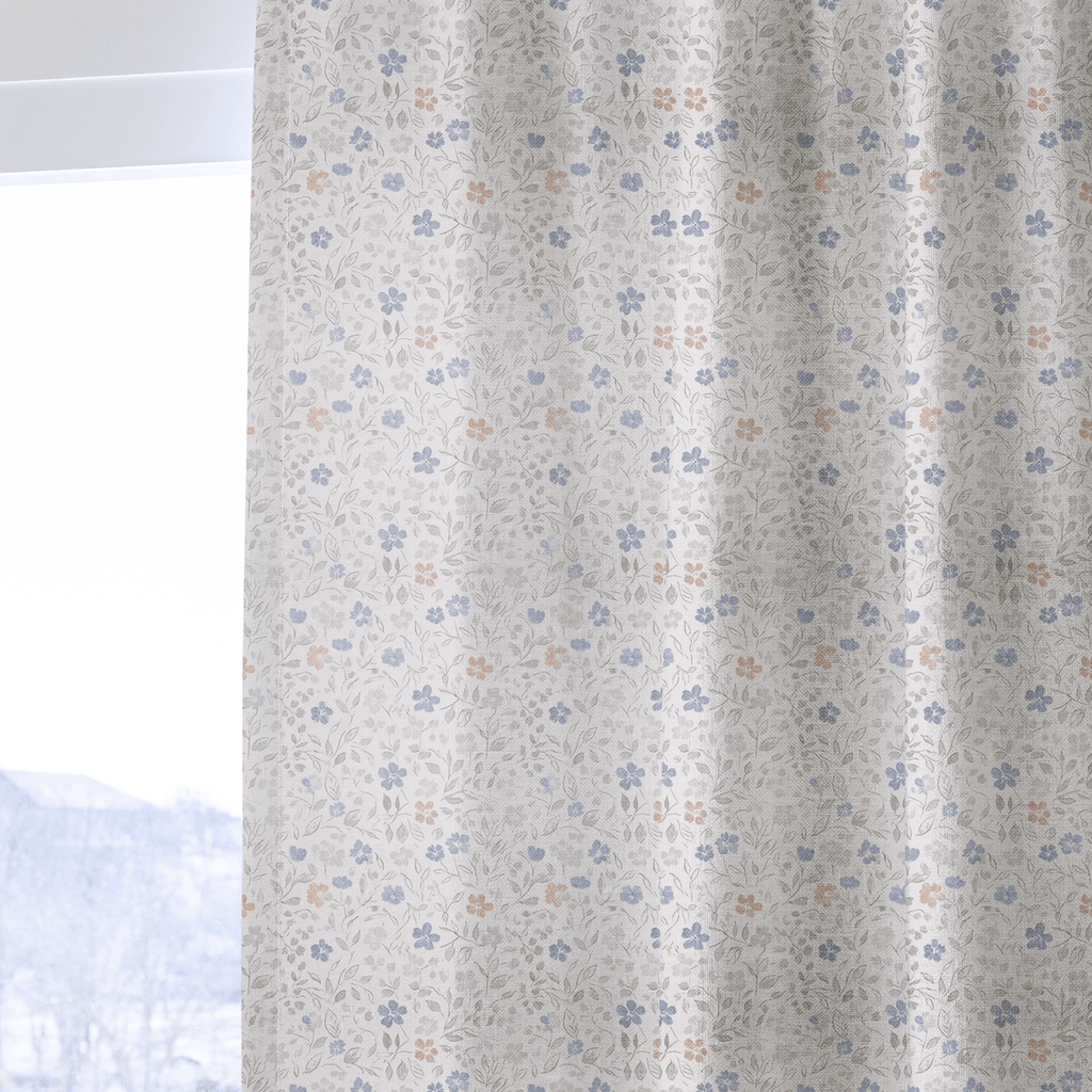 Avery Floral - Curtain Panel - The Drapery
