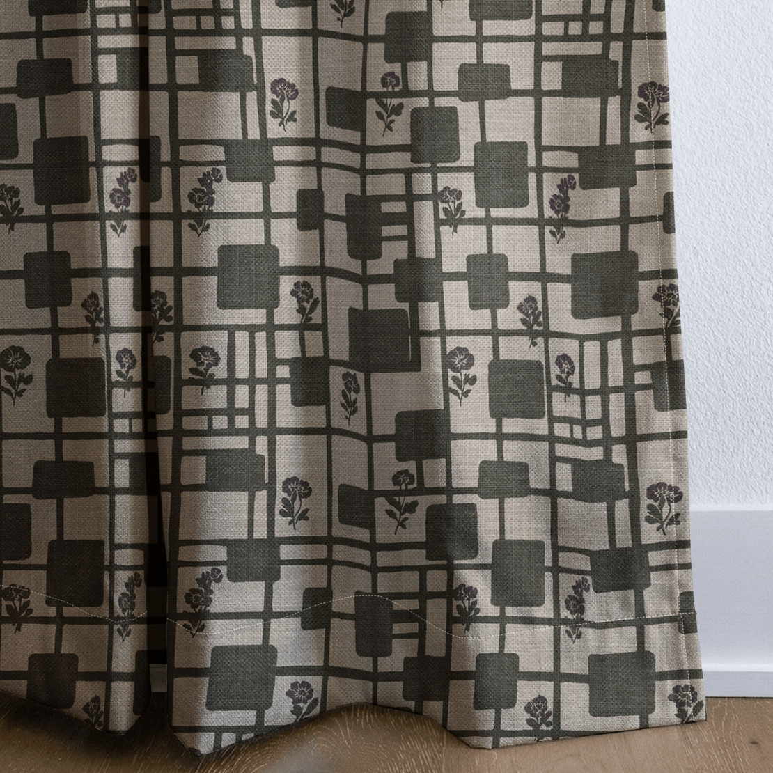 Avi Check - Curtain Panel - The Drapery