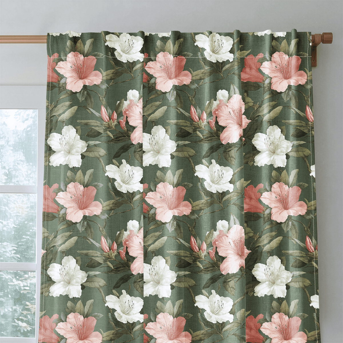 Azalea Grove - Curtain Panel - The Drapery