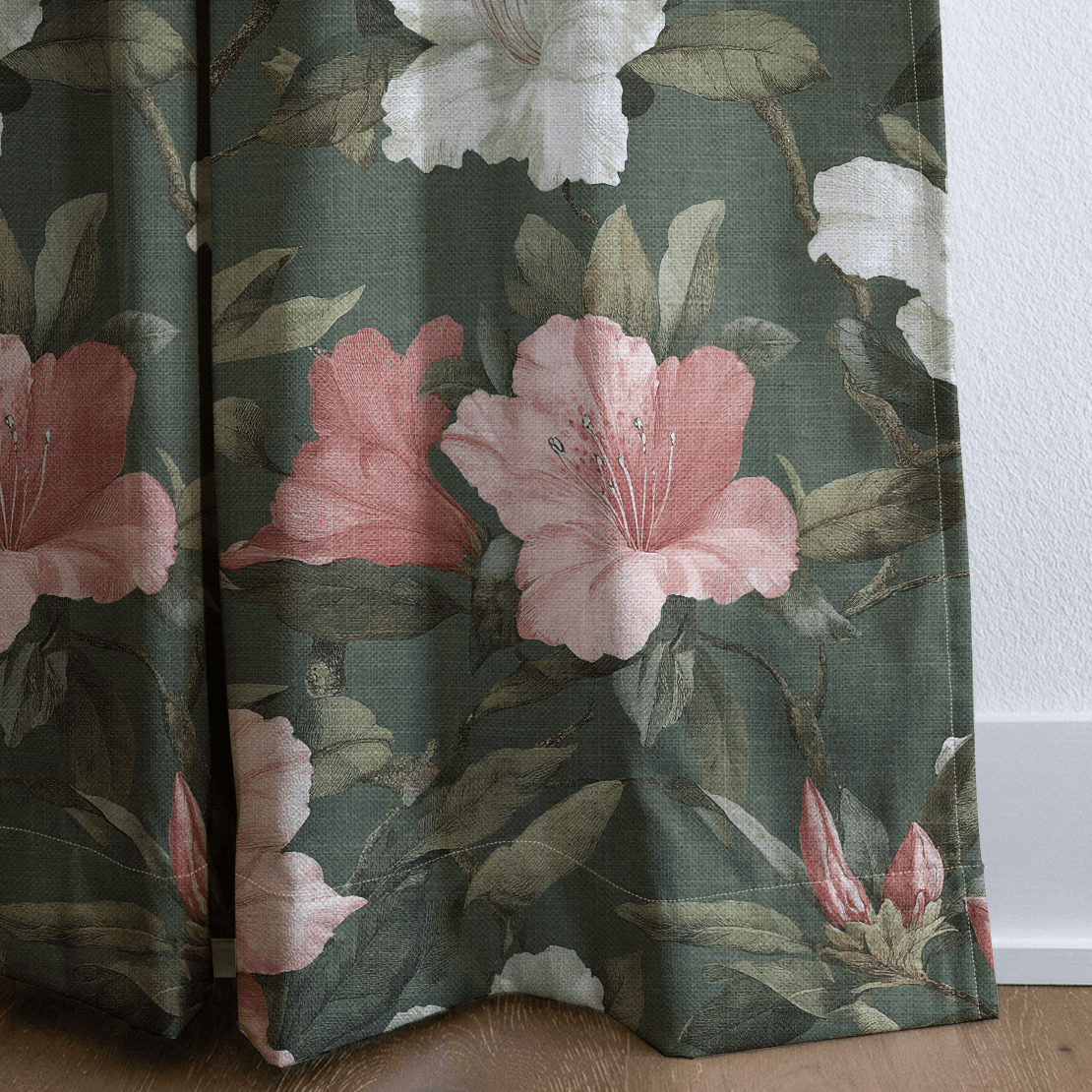 Azalea Grove - Curtain Panel - The Drapery