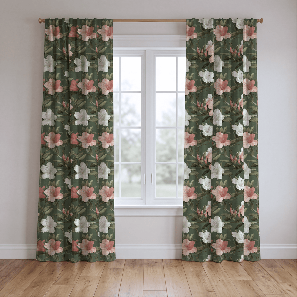 Azalea Grove - Curtain Panel - The Drapery