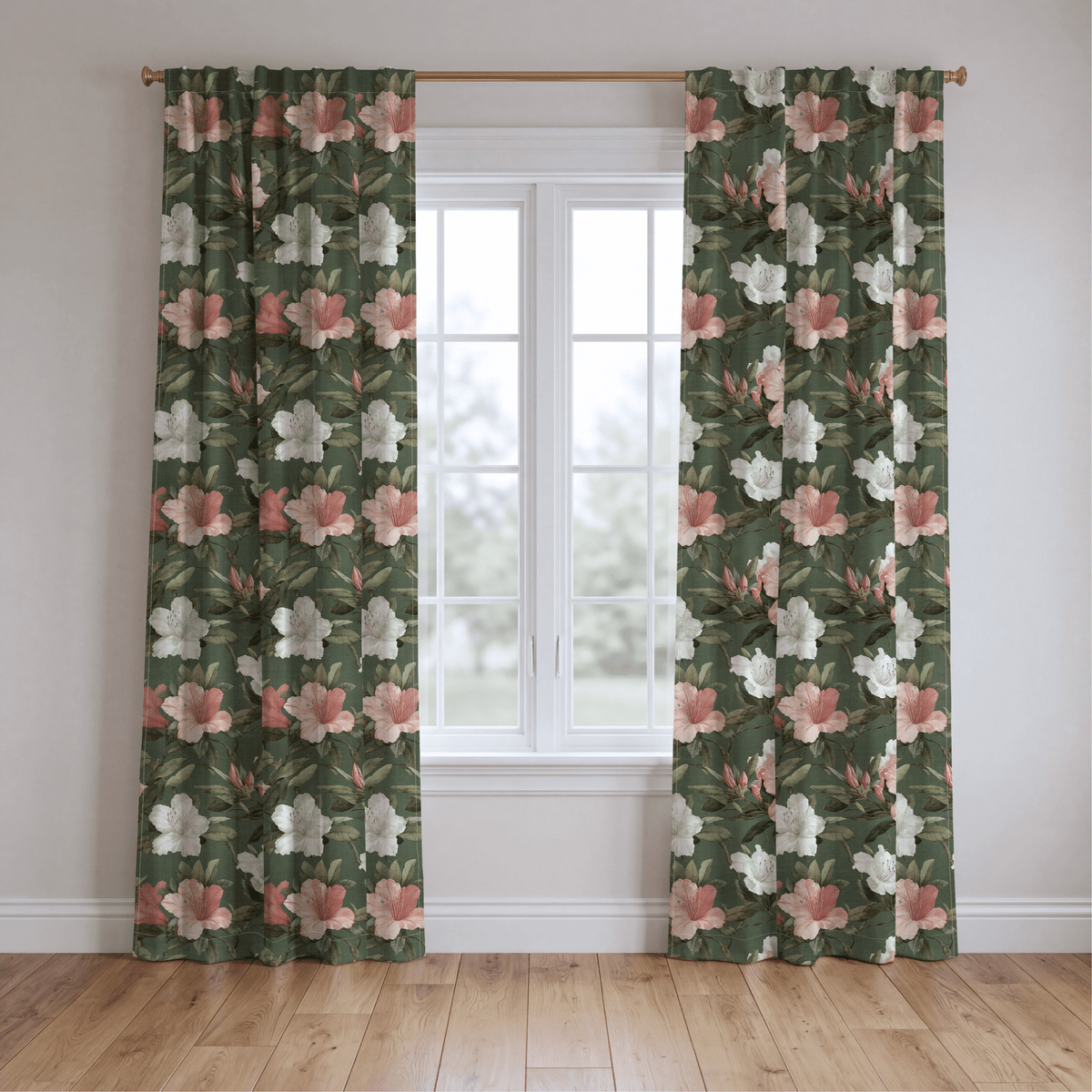 Azalea Grove - Curtain Panel - The Drapery