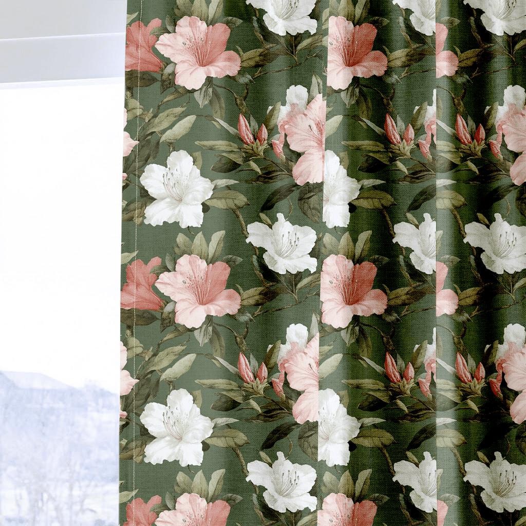 Azalea Grove - Curtain Panel - The Drapery