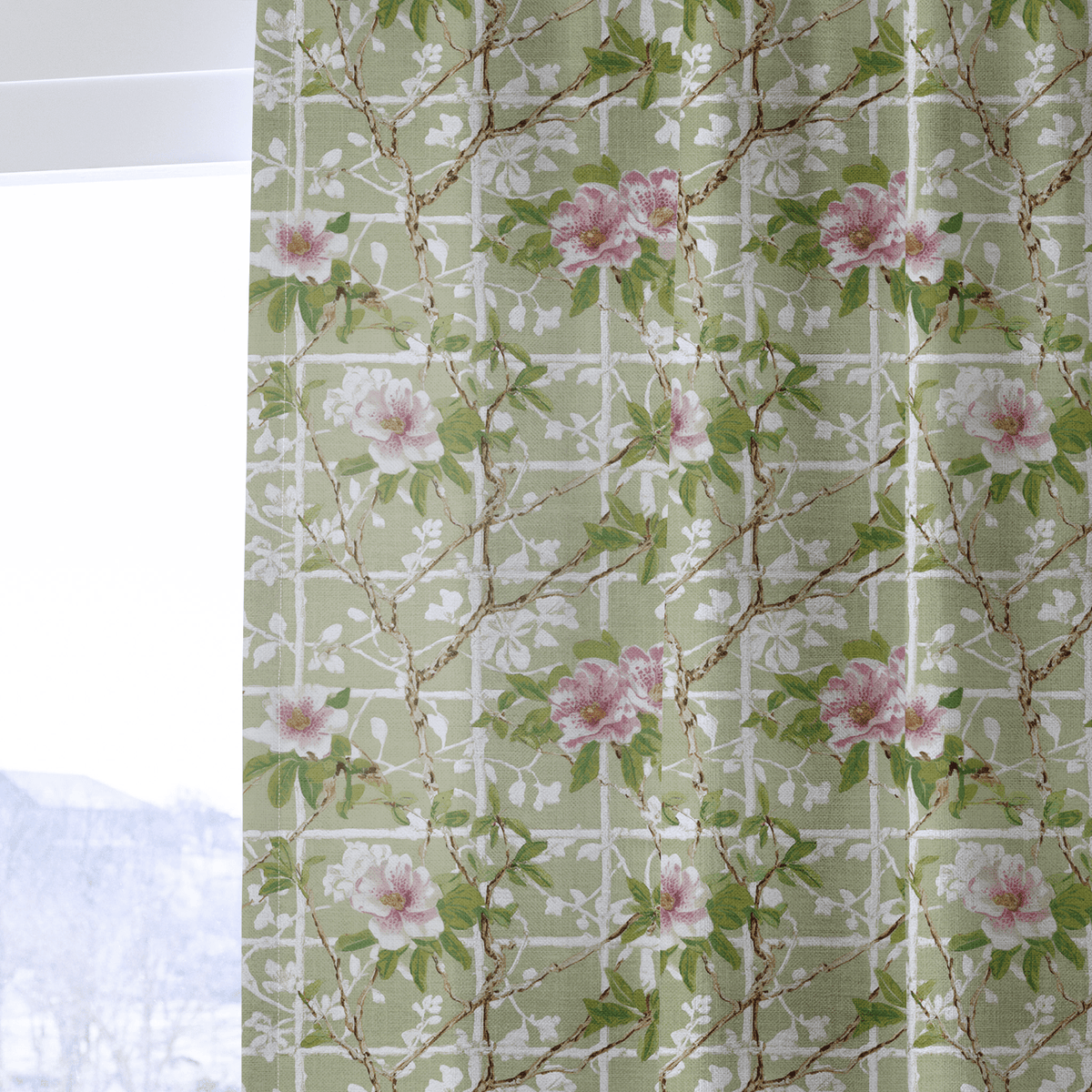 Azalea Trellis - Curtain Panel - The Drapery