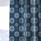 Azure Nouveau - Curtain Panel - The Drapery