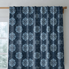Azure Nouveau - Curtain Panel - The Drapery