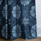 Azure Nouveau - Curtain Panel - The Drapery