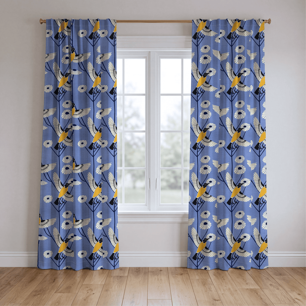 Babette's Blooms - Curtain Panel - The Drapery