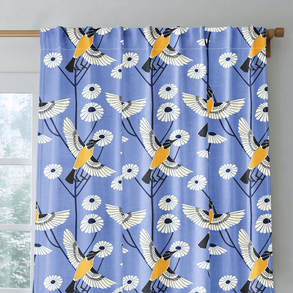 Babette's Blooms - Curtain Panel - The Drapery