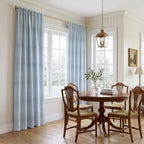 Baby Blue Stripe - Curtain Panel - The Drapery