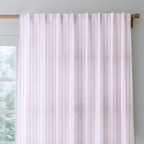 Baby Pink Stripe - Curtain Panel - The Drapery