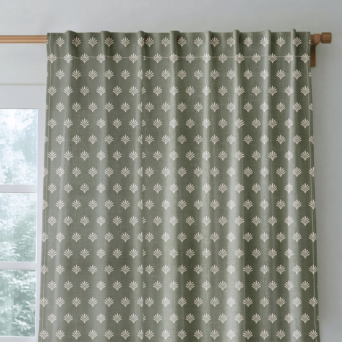 Barrow Palm - Curtain Panel - The Drapery