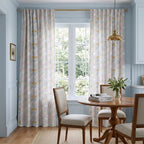 Soft Floral Dream - Curtain Panel - Breakfast Nook