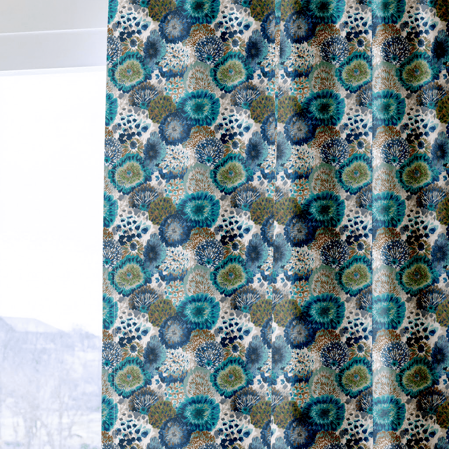 Beach Glass - Curtain Panel - The Drapery