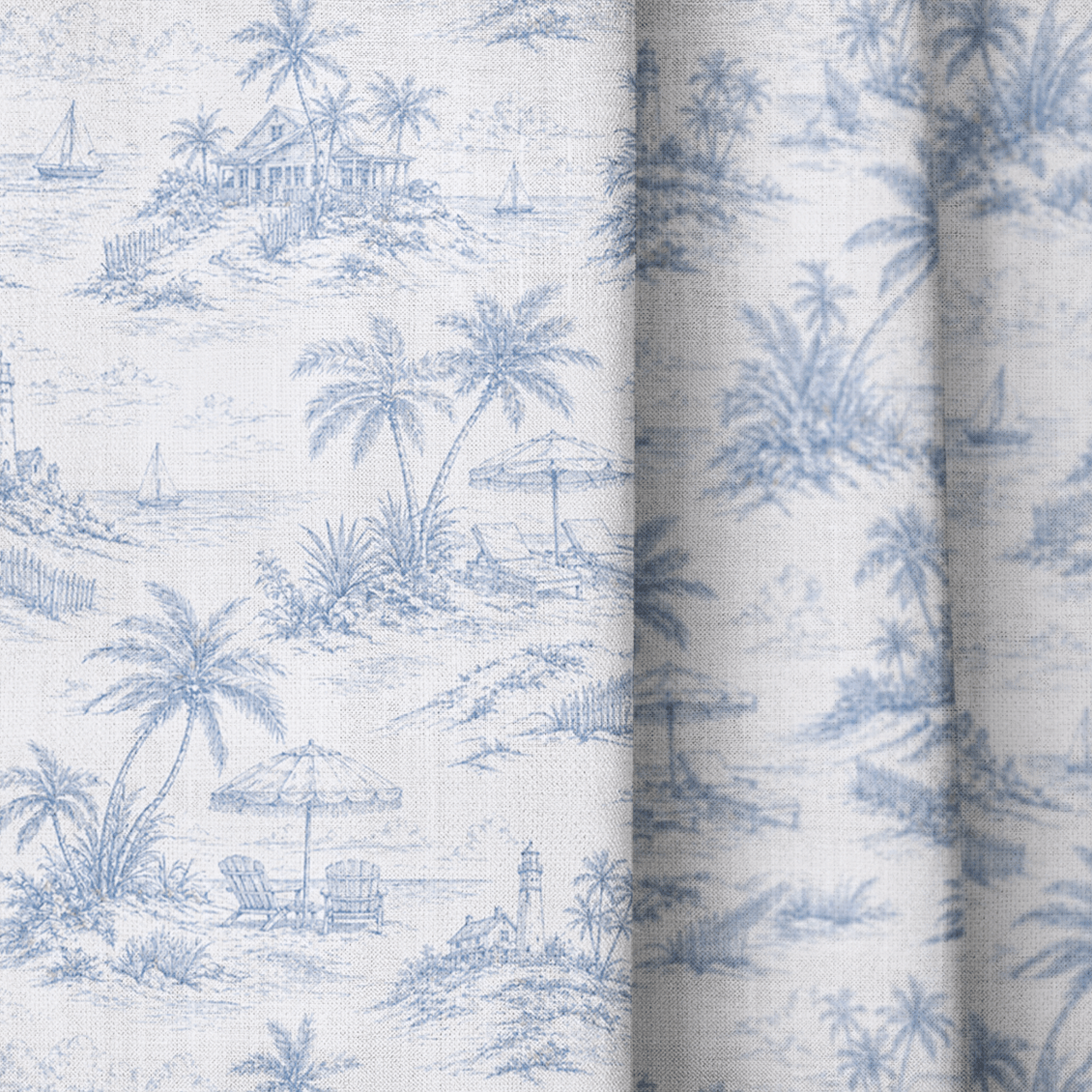 Beach Home Toile - The Drapery