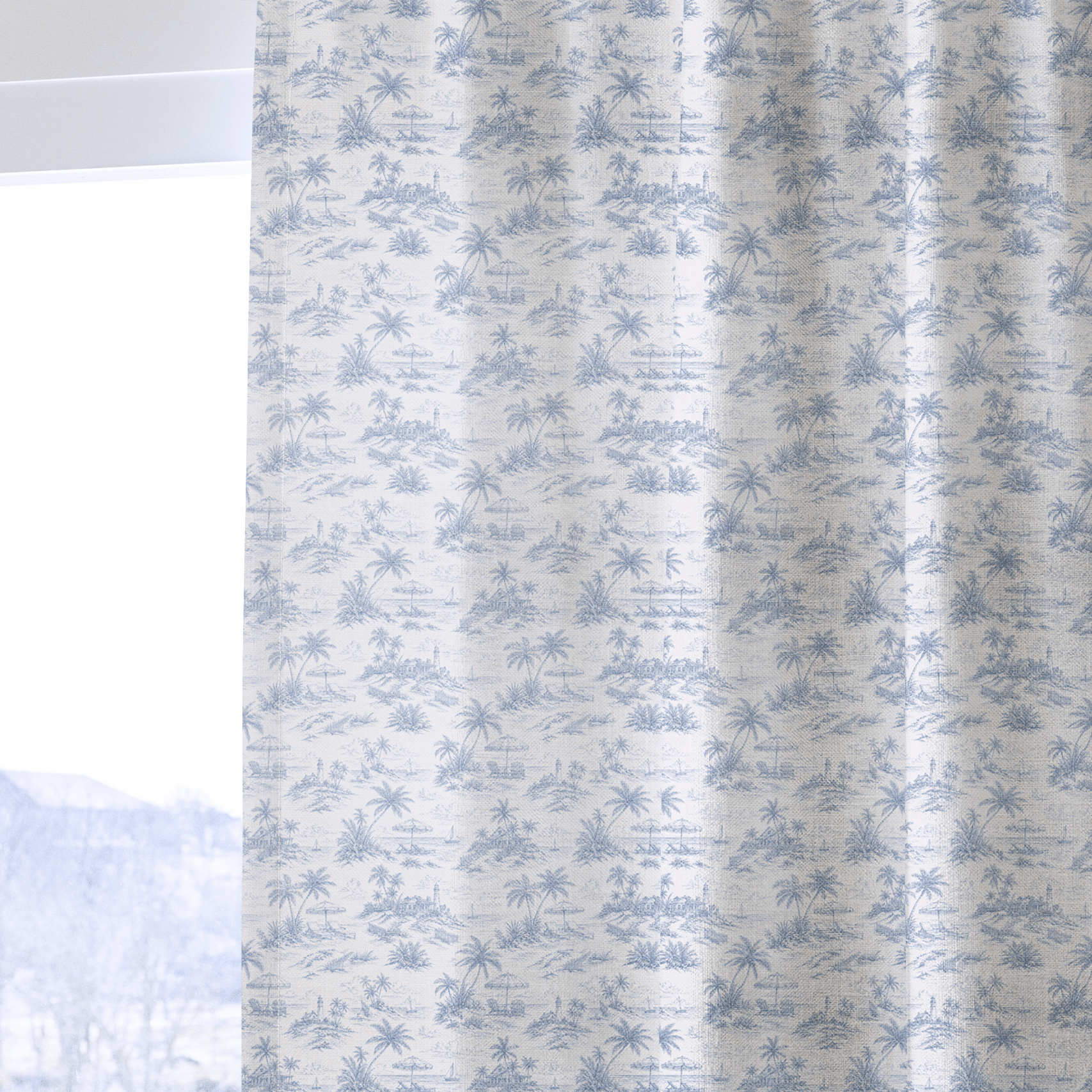 Beach Home Toile - The Drapery