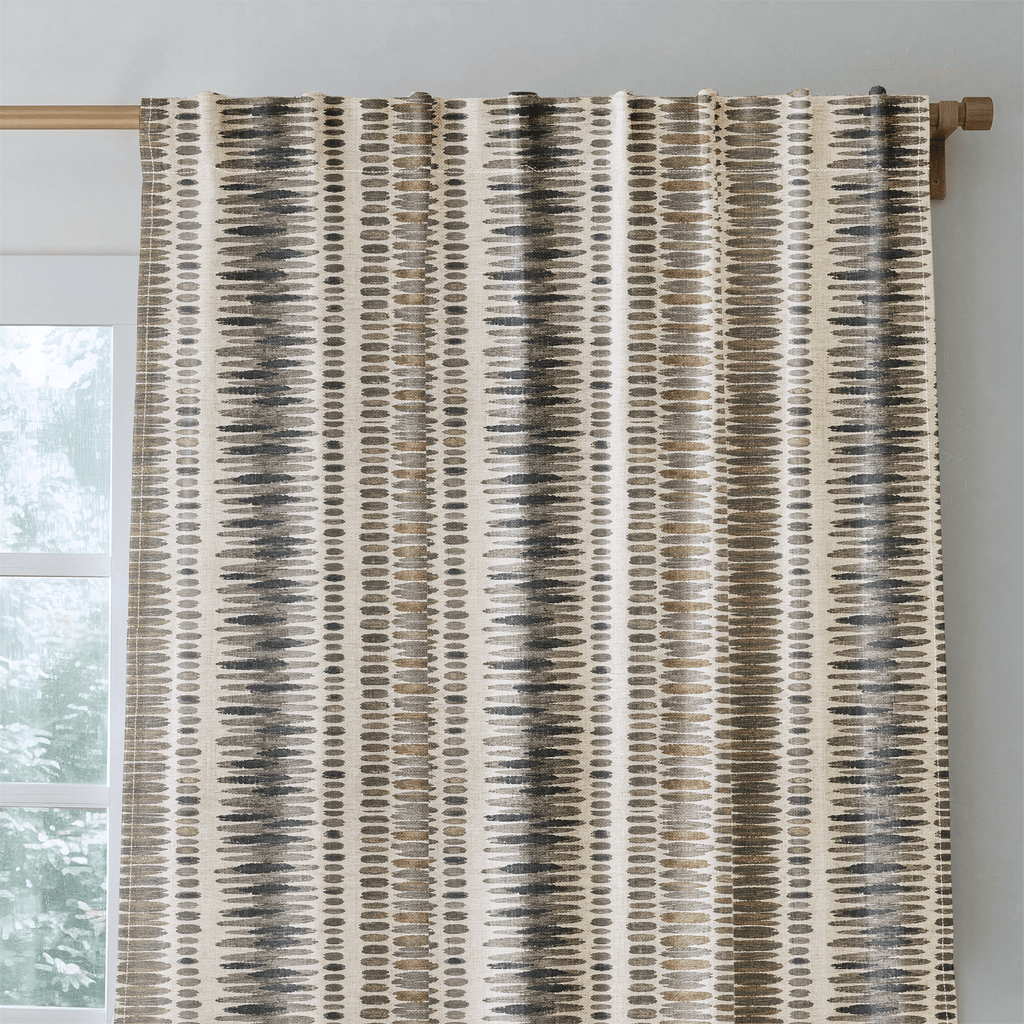 Beaded Strata - Curtain Panel - The Drapery