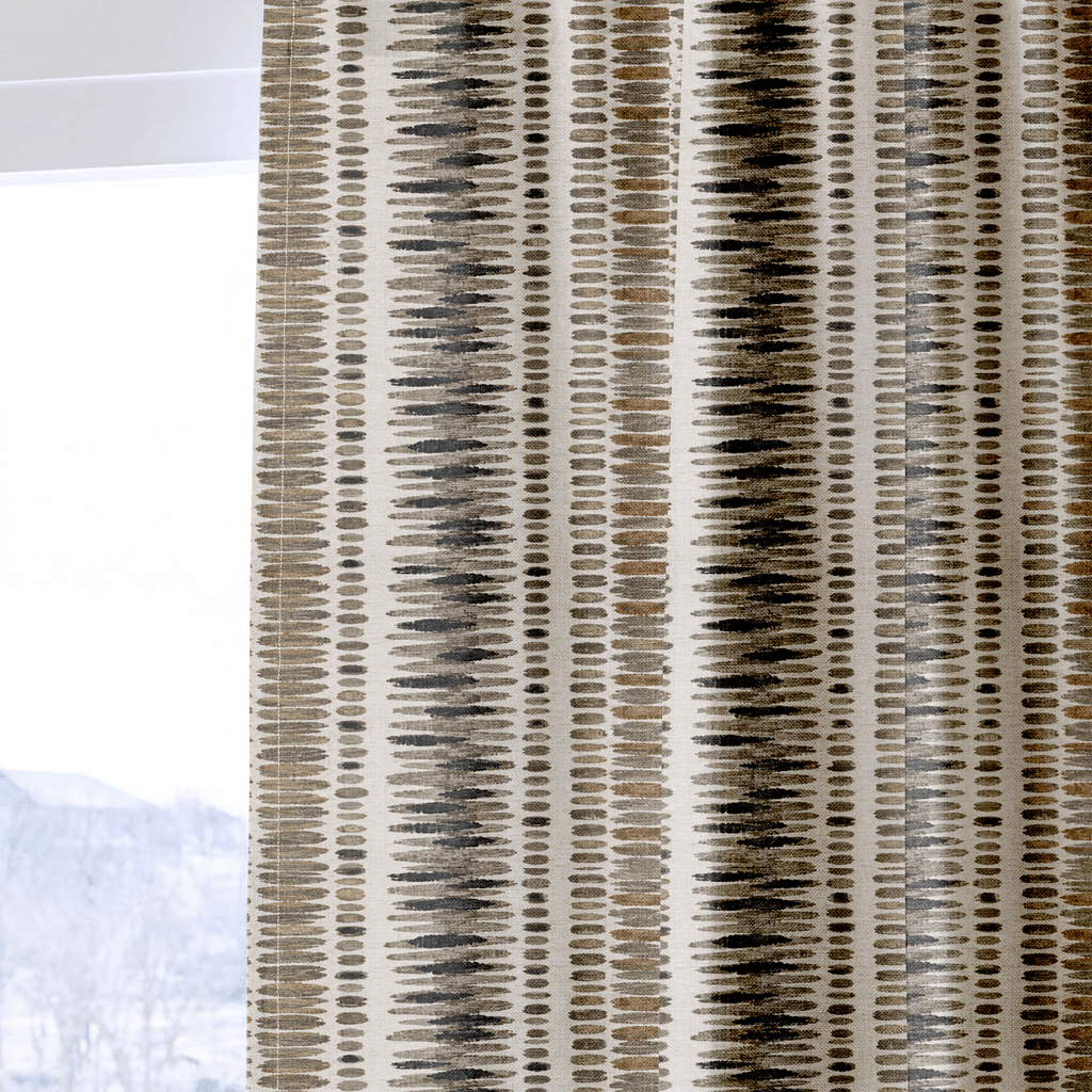 Beaded Strata - Curtain Panel - The Drapery