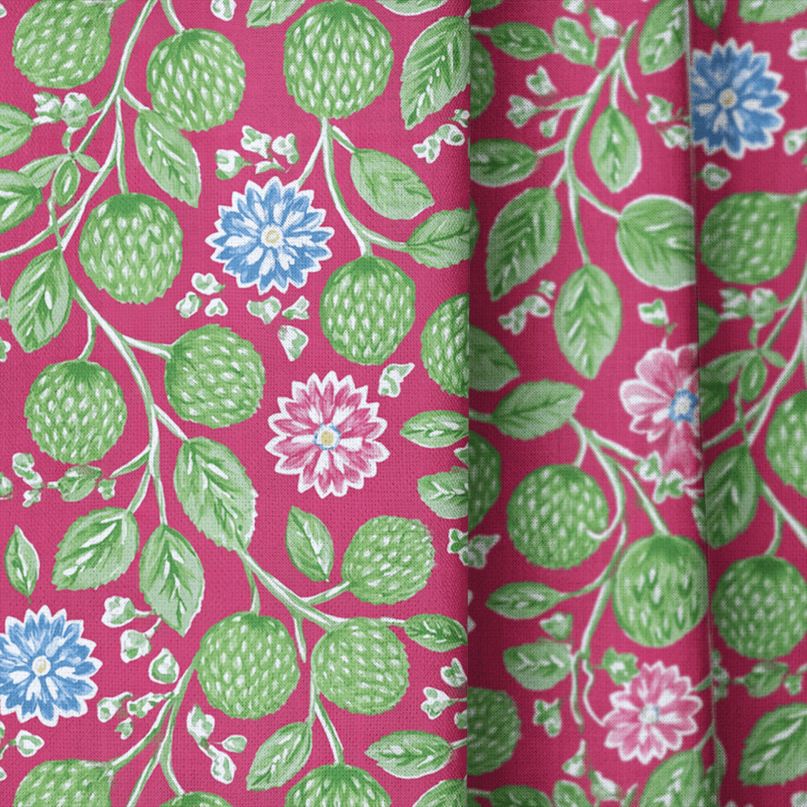 Beaudry Blossoms - Curtain Panel - The Drapery