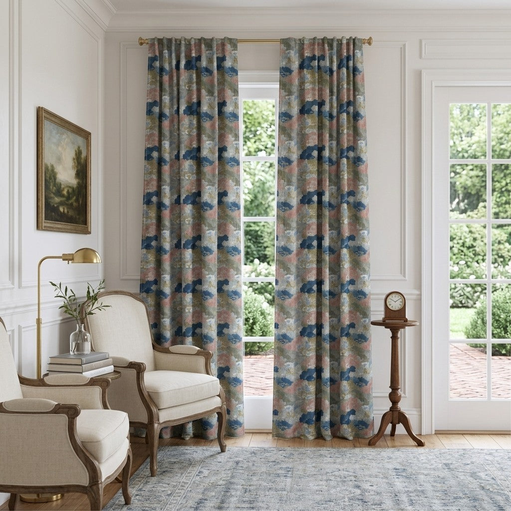 Little Sketch - Curtain Panel - Polished Sitting Room