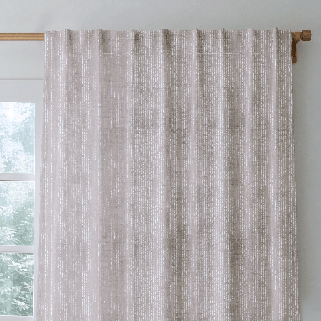 Beige Drift - Curtain Panel - The Drapery