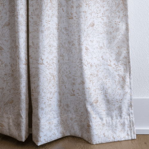 Beige Toile - Curtain Panel - The Drapery