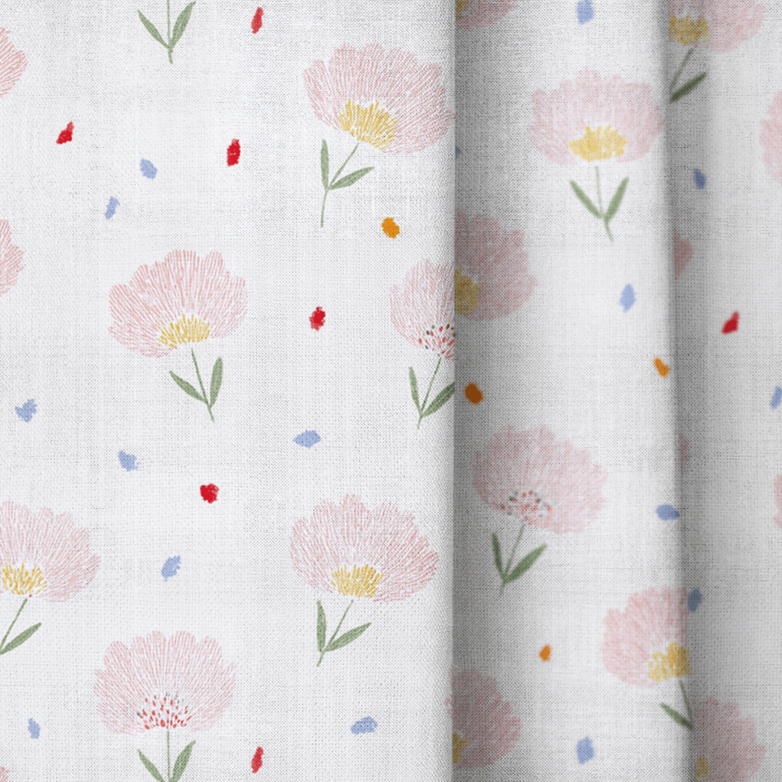 Bella Floral - Curtain Panel - The Drapery