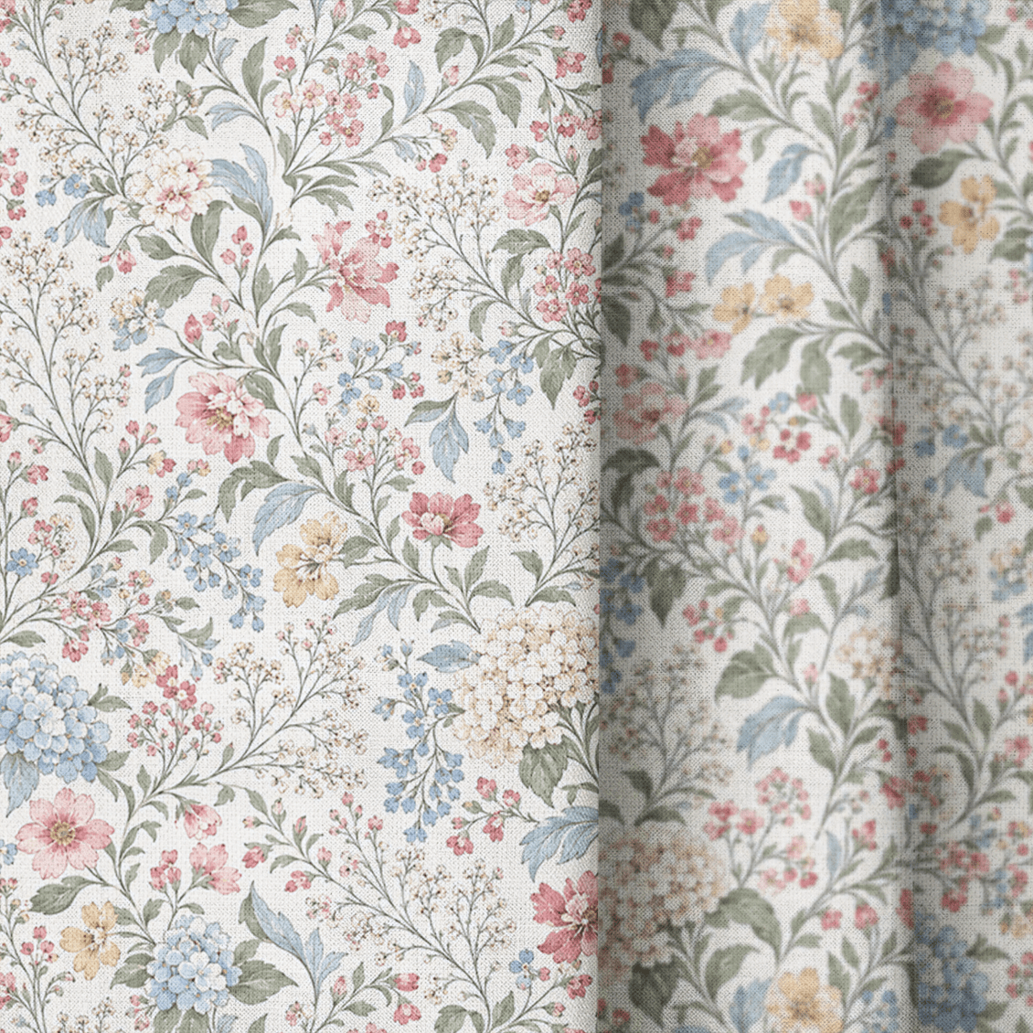 Belle Jardin Lush - Curtain Panel - The Drapery