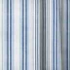Bellport Stripe Blues - Curtain Panel - The Drapery
