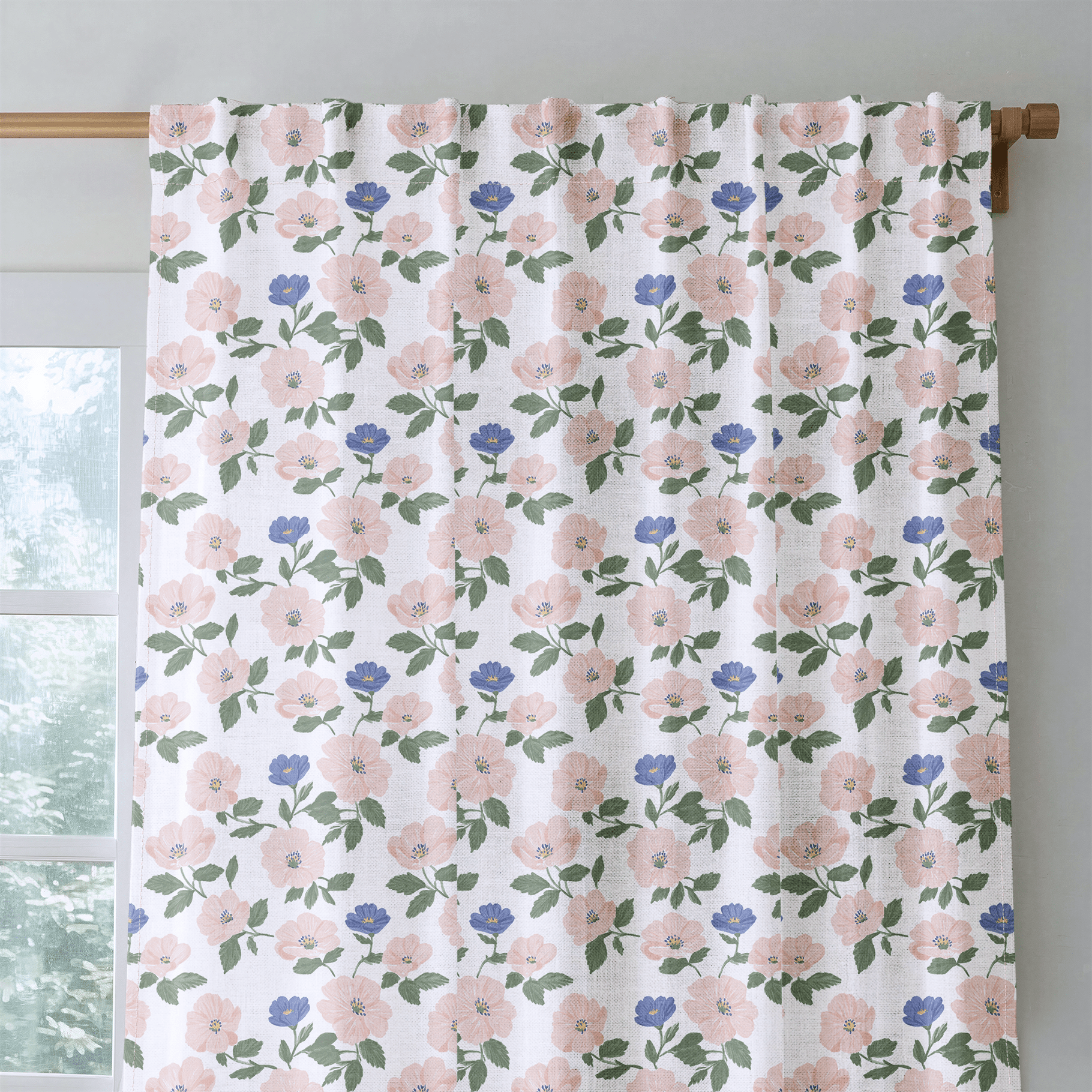 Bellwynn Blooms - Curtain Panel - The Drapery