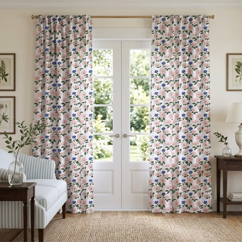 Bellwynn Blooms - Curtain Panel - The Drapery