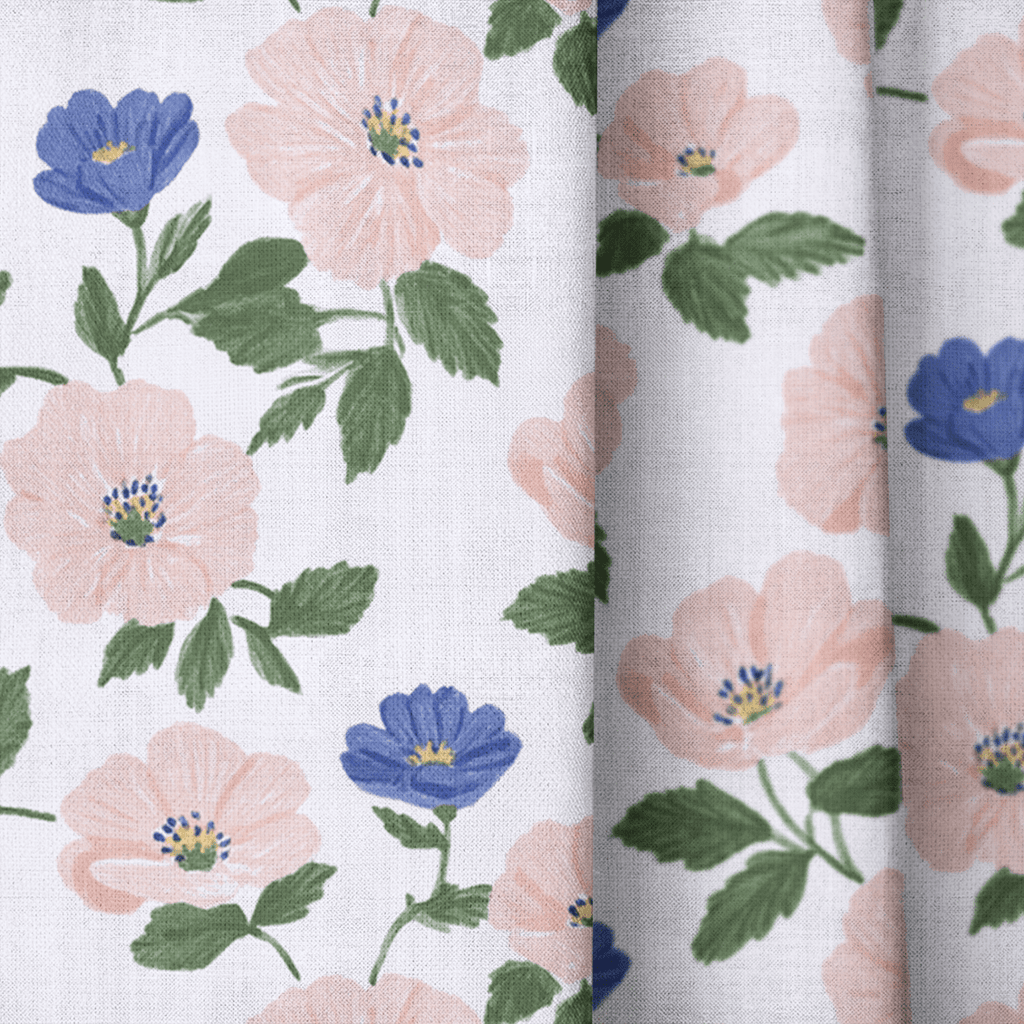 Bellwynn Blooms - Curtain Panel - The Drapery