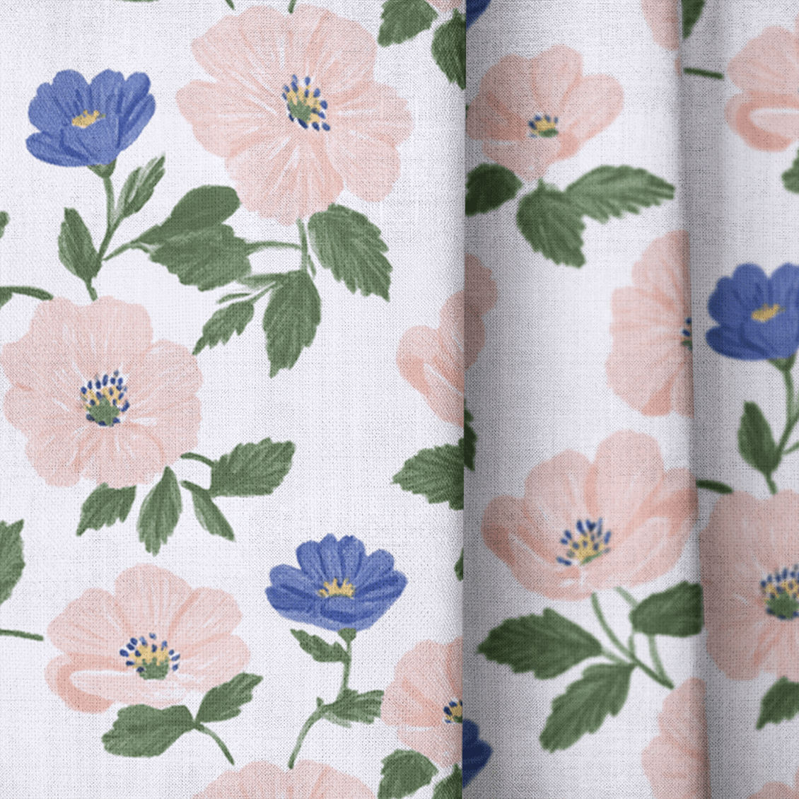 Bellwynn Blooms - Curtain Panel - The Drapery