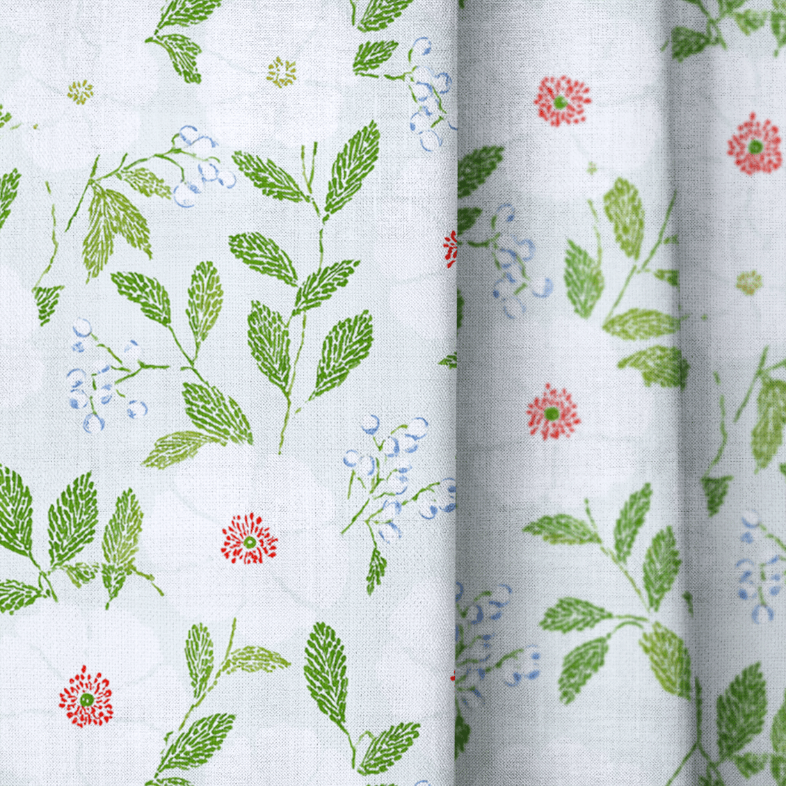 Belvoir Blooms - Curtain Panel - The Drapery