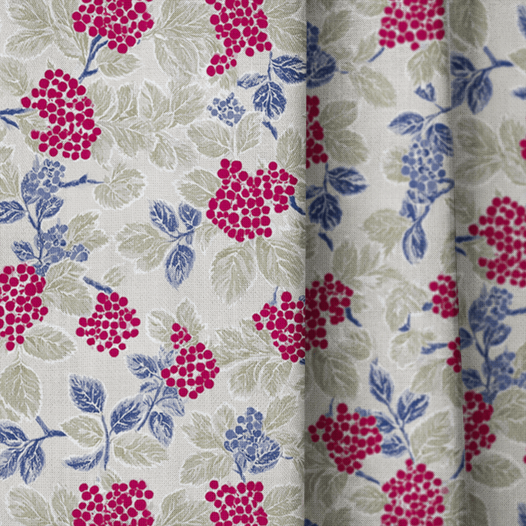 Berry Lovely - Curtain Panel - The Drapery