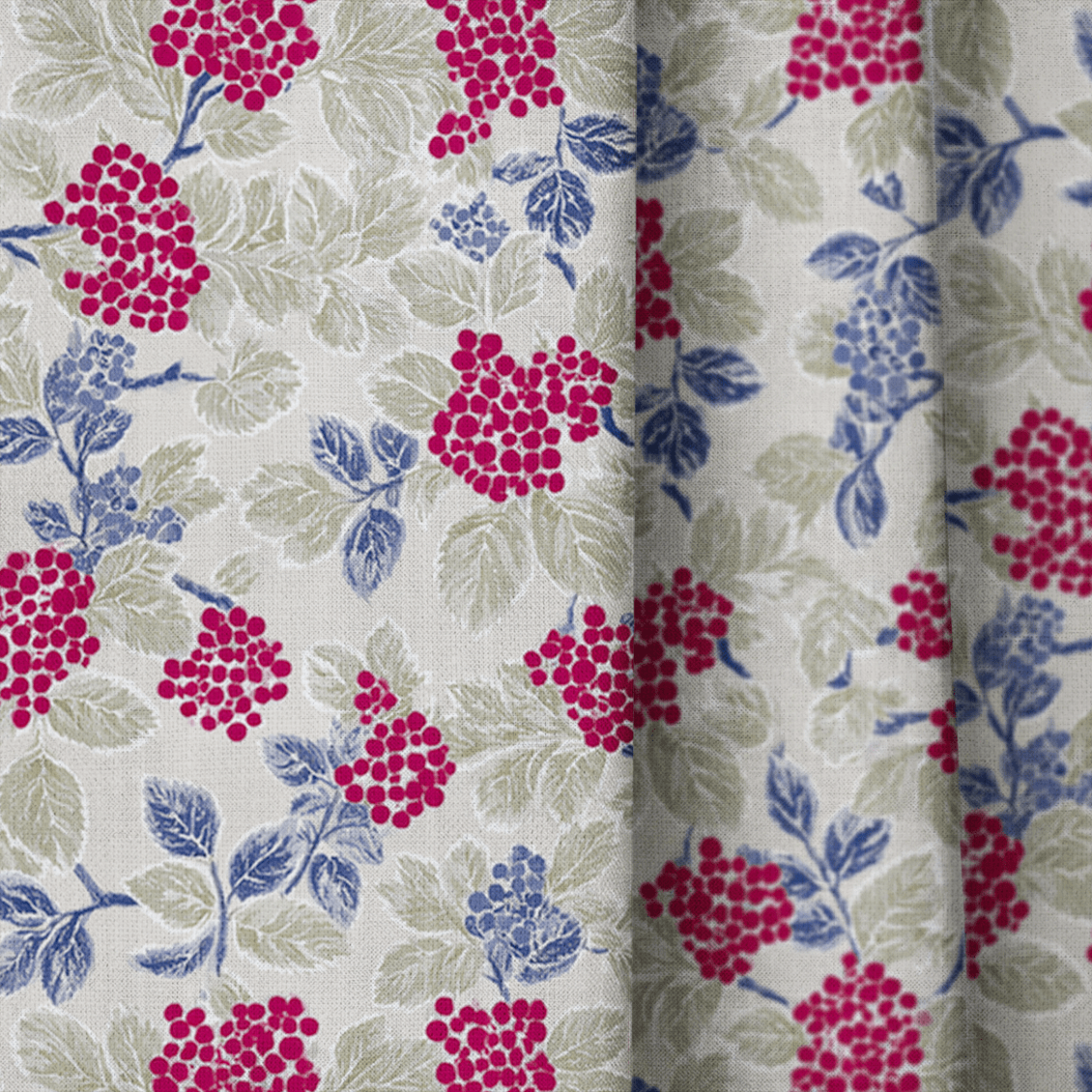 Berry Lovely - Curtain Panel - The Drapery